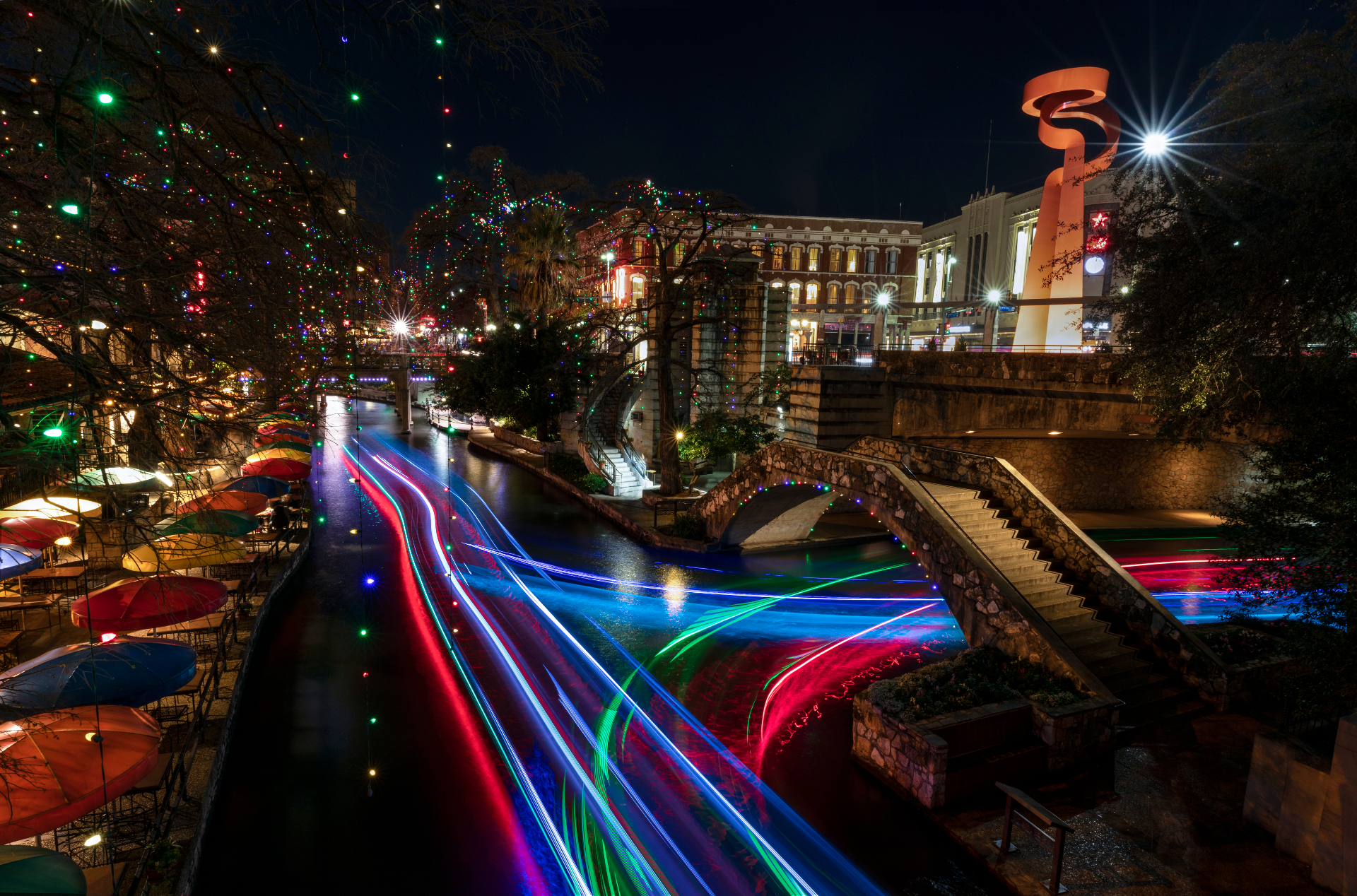 San Antonio, Texas downtown skyline at golden hour